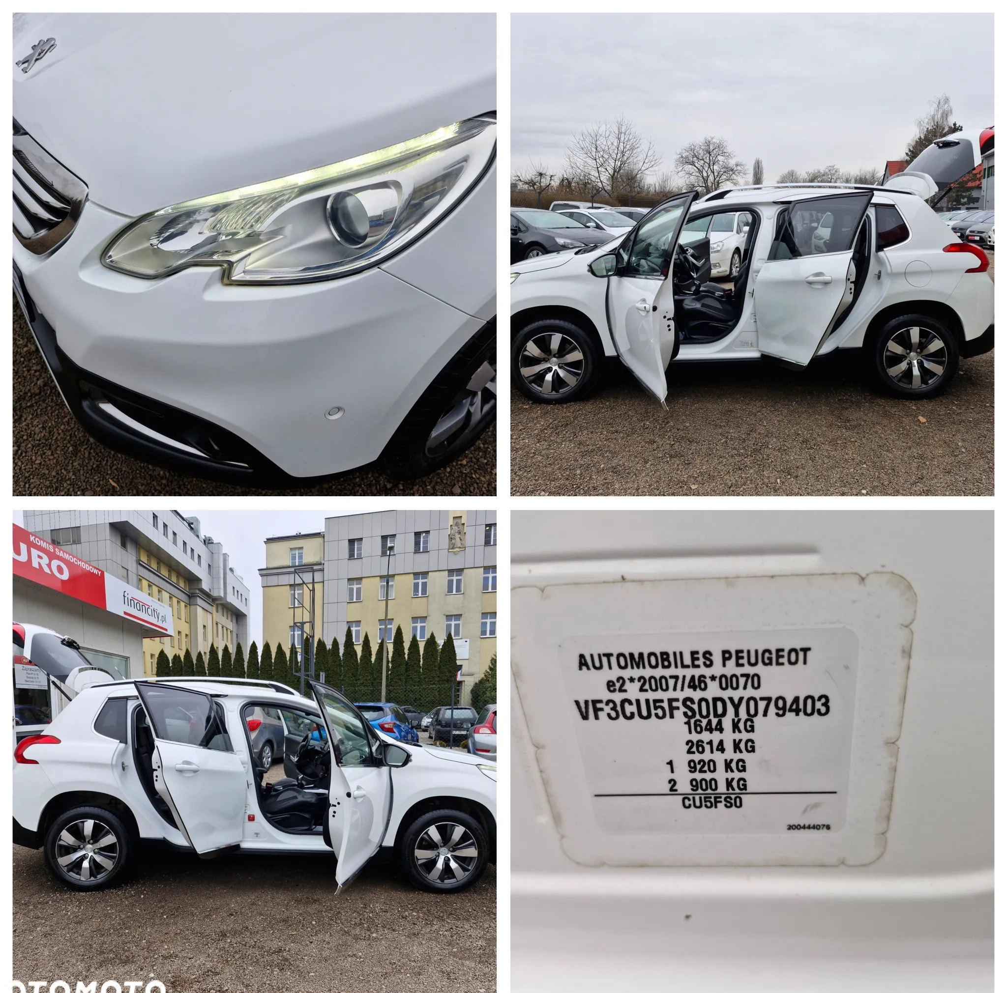 Peugeot 2008 cena 43900 przebieg: 146000, rok produkcji 2014 z Będzin małe 781